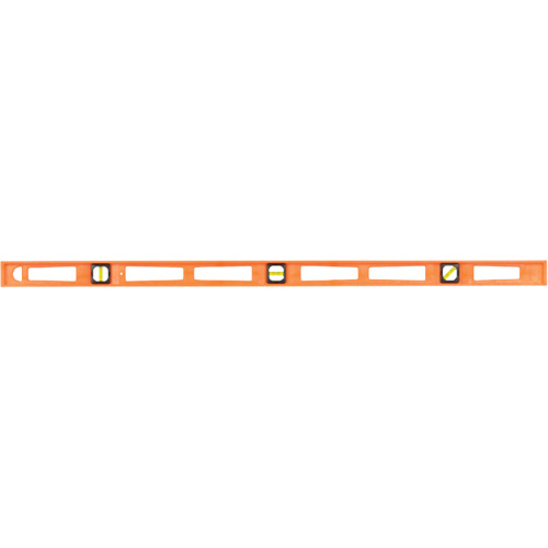 Orange Structo-Cast&reg; Contractor's Level, I-Beam, 4' L, 3, Non-Magnetic Dufferin Supply