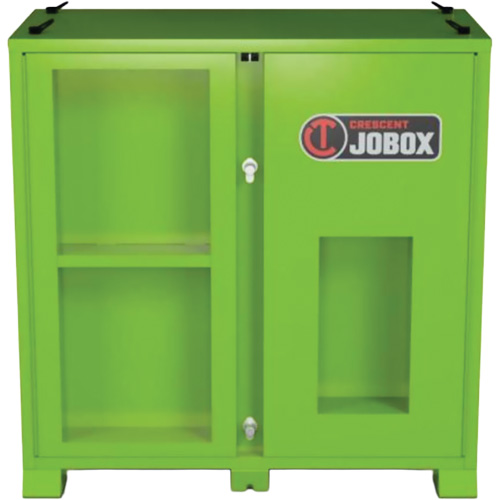 Armoire de rangement d'&eacute;PI sur place, Acier, Vert lime haute visibilit&eacute; Dufferin Supply