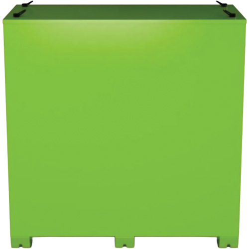 Armoire de rangement d'&eacute;PI sur place, Acier, Vert lime haute visibilit&eacute; Dufferin Supply