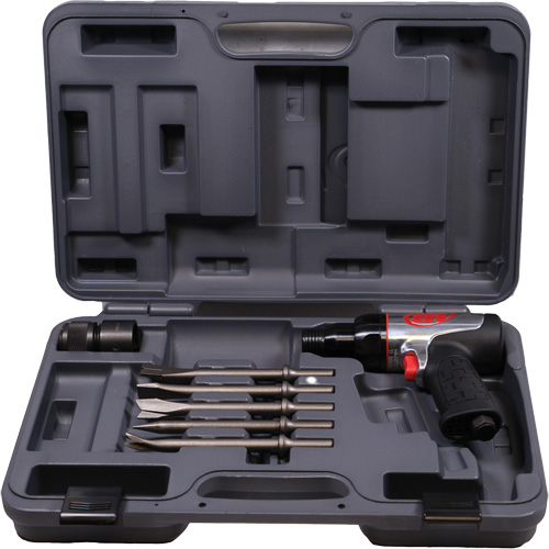 Heavy-Duty Air Hammer with Chisels, 16.2 CFM, 1/4" NPT, 3330 BPM, 3/4" x 2-1/2" (0.0mm x 0.0mm) Dufferin Supply