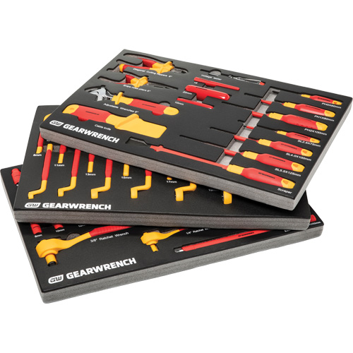 VDE Insulated Tool Set, 1000 V, 72 Pcs Dufferin Supply