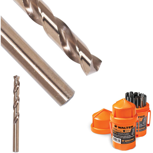 SST+ Jobbers Drill Bit, High Speed Steel, 27/64", 5-9/16" L, 3-11/16" Flute, 135° Point Angle Dufferin Supply