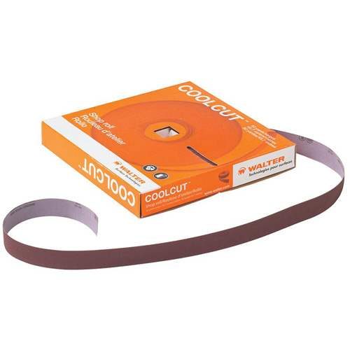 Papier abrasif manuel Coolcut, Oxyde d'aluminium, 2" la x 150' lo, Grain P60 Dufferin Supply