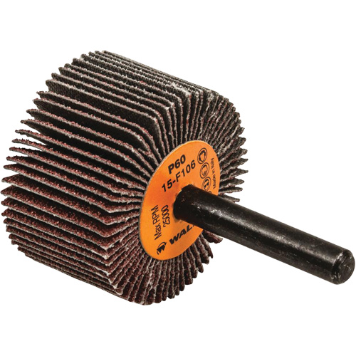 Disques &agrave; lamelles - Meules &agrave; lamelles Coolcut, Oxyde d'aluminium, Grain 60, 1-1/2" x 1" x 1/4" Dufferin Supply