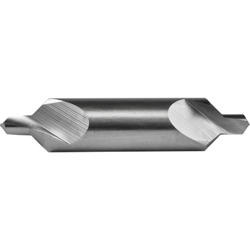 Foret &agrave; centrer et fraise combin&eacute;s, #3, Petit diam&egrave;tre de 0,1094", Grand diam&egrave;tre de 1/4", Acier rapide Dufferin Supply