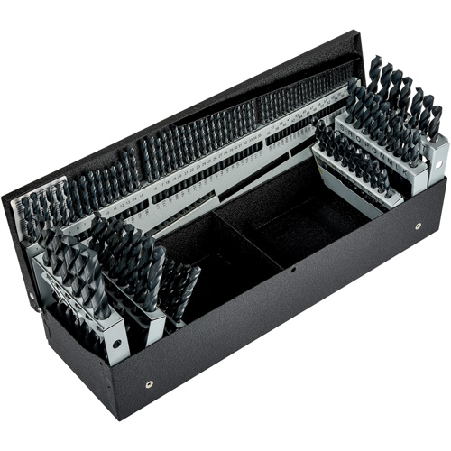 Jobber Length Combination Drill Bit Set, 115 Pieces, High Speed Steel Dufferin Supply