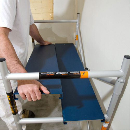 Mobile Work Scaffolding - Mini Scaffoldings, Aluminum Frame, 42" D x 48-1/2" H Dufferin Supply