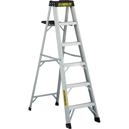 3400 Series Industrial Extra Heavy-Duty Step Ladder, 6', Aluminum, 300 lbs. Capacity, Type 1A Dufferin Supply