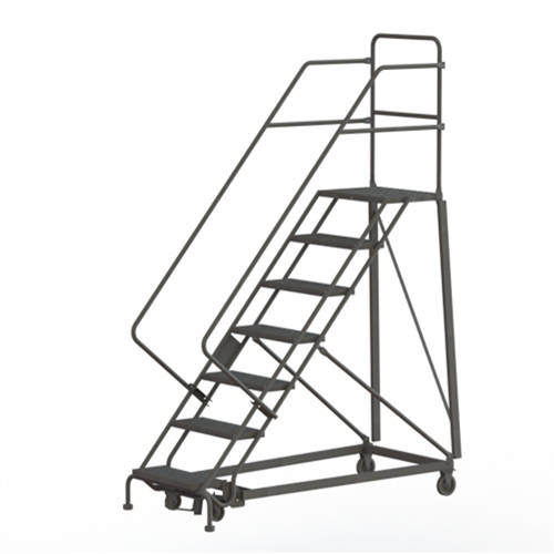 &eacute;chelles robustes en angle de s&eacute;curit&eacute;, 7 marches, Perfor&eacute;, Inclinaison 50°, Hauteur 70" Dufferin Supply