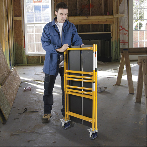 Ensemble de petit &eacute;chafaudage de base de 4' Jobsite Series, Cadre Acier, 41" p x 45-3/4" h Dufferin Supply