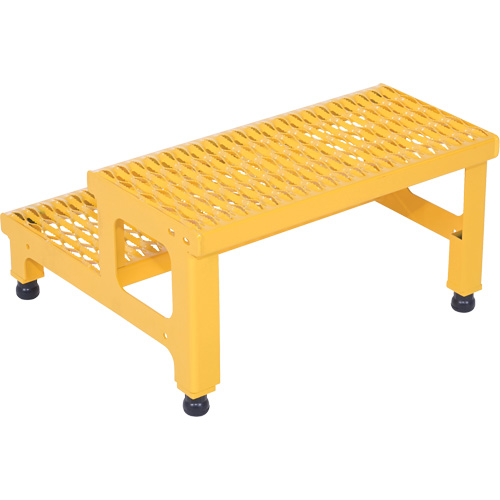 Plate-forme ajustable Step-Mate, 2 marche(s), 23-13/16" la x 22-7/8" lo x 15-1/4" h, Capacit&eacute; 500 lb Dufferin Supply