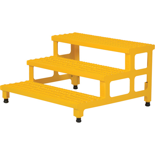 Adjustable Step-Mate Stand, 3 Step(s), 36-3/16" W x 33-7/8" L x 22-1/4" H, 500 lbs. Capacity Dufferin Supply