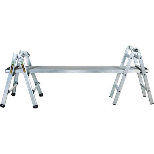 Telescoping Multi-Position Ladder, 2.916' - 9.75', Aluminum, 300 lbs., CSA Grade 1A Dufferin Supply