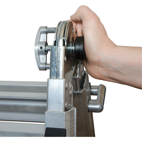 Telescoping Multi-Position Ladder, 2.916' - 9.75', Aluminum, 300 lbs., CSA Grade 1A Dufferin Supply