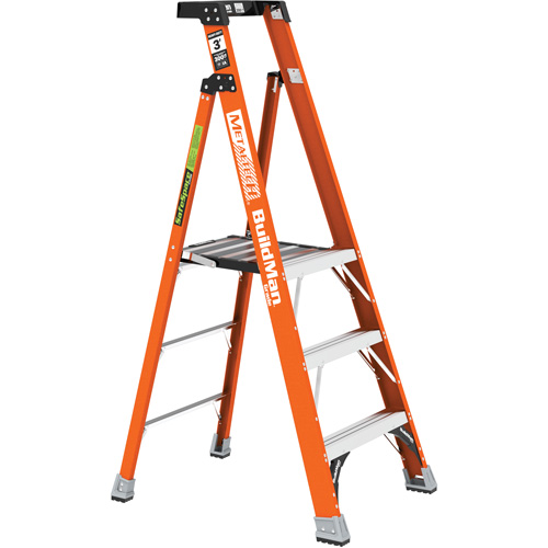 Safespace Platform Step Ladder, 3', 300 lbs. Cap. Dufferin Supply