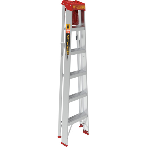 Step Ladder with Paint Tray, 6', Aluminum, 200 lbs. Capacity, Type 3 Dufferin Supply