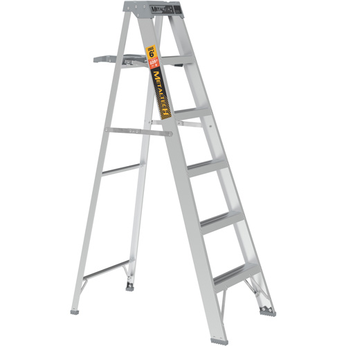 Step Ladder with Paint Tray, 6', Aluminum, 225 lbs. Capacity, Type 2 Dufferin Supply
