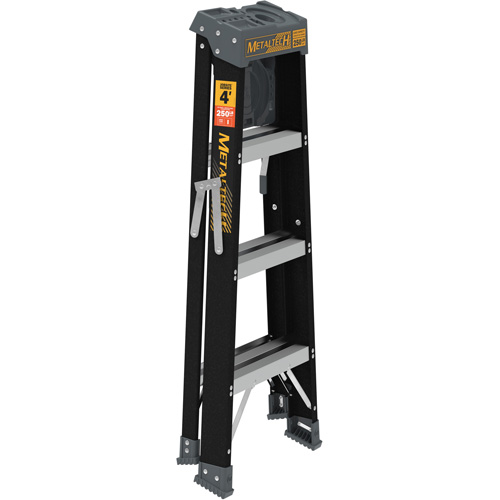 Step Ladder with Paint Tray, 4', Fibreglass, 250 lbs. Capacity, Type 1 Dufferin Supply