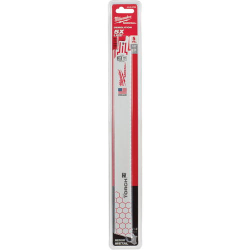 The Torch Sawzall&reg; Blade, Bi-Metal, 18 TPI, 12" L x 1" W Dufferin Supply