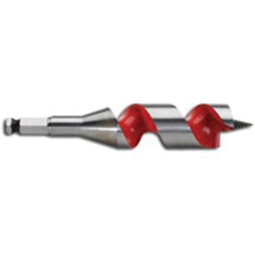 Longue m&egrave;che h&eacute;licoidale pour perceuse, Diam&egrave;tre de 1-1/4, Cannelure 3", Tige 7/16" hexagonal Dufferin Supply
