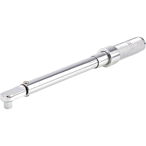 Fixed Head Micrometer Torque Wrench, Click, 3/8" Square Drive, 16-80 ft-lbs. Dufferin Supply