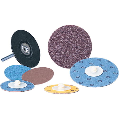 Disque &agrave; changement rapide Standard Abrasives, 2" dia., Grain 36, Oxyde d'aluminium Dufferin Supply