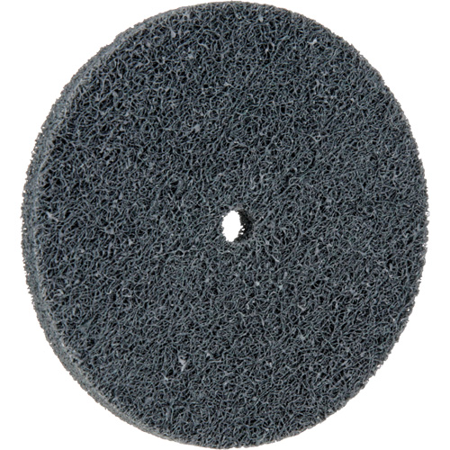 Meule homog&egrave;ne &agrave; faible densit&eacute; de s&eacute;rie 500 Standard Abrasives, 3" x 1/4", Arbre de 1/4", Grain de Fin, Carbure de silicium Dufferin Supply