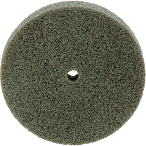 Meule homog&egrave;ne &agrave; faible densit&eacute; de s&eacute;rie 500 Standard Abrasives, 3" x 1/2", Arbre de 1/4", Grain de Moyen, Oxyde d'aluminium Dufferin Supply