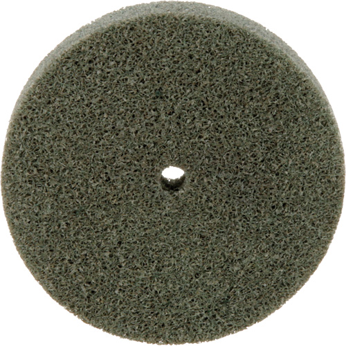 Meule homog&egrave;ne &agrave; faible densit&eacute; de s&eacute;rie 500 Standard Abrasives, 3" x 1/2", Arbre de 1/4", Grain de Moyen, Oxyde d'aluminium Dufferin Supply