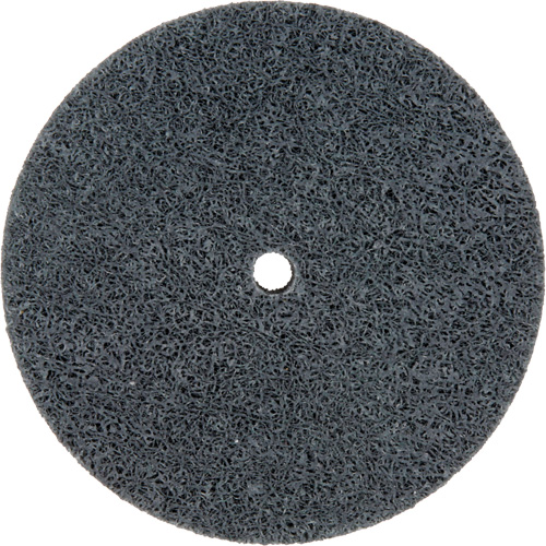 Meule homog&egrave;ne &agrave; faible densit&eacute; de s&eacute;rie 500 Standard Abrasives, 3" x 1/2", Arbre de 1/4", Grain de Fin, Carbure de silicium Dufferin Supply