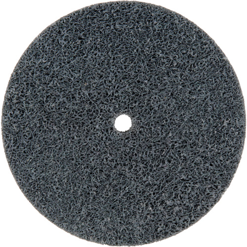 Meule homog&egrave;ne &agrave; faible densit&eacute; de s&eacute;rie 500 Standard Abrasives, 3" x 1/2", Arbre de 1/4", Grain de Fin, Carbure de silicium Dufferin Supply