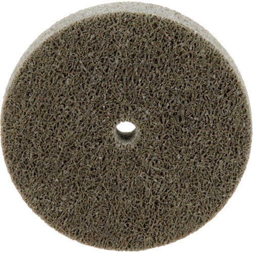 Standard Abrasives Unitized Wheel, 3" x 1/2", 1/4" Arbor, Medium Grit, Aluminum Oxide Dufferin Supply