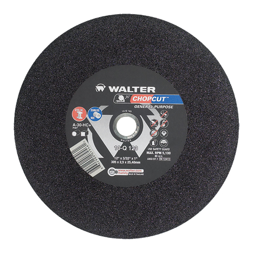 Chopcut Chop Saw Cut-Off Wheel, 12" x 3/32", 1" Arbor, Type 1, Aluminum Oxide, 5200 RPM Dufferin Supply