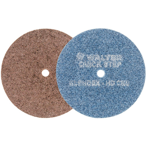 Disque de pr&eacute;paration de surface QUICK-STEP BLENDEX, 5" dia., Grain Extra grossier, Oxyde d'aluminium Dufferin Supply