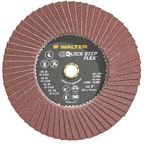 QUICK-STEP FLEX, 5" x Type 29, Grain 80, Oxyde d'aluminium Dufferin Supply