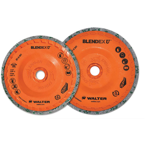 Blendex U Finishing Cup Disc, 4-1/2" Dia., Fine Grit, Silicon Carbide Dufferin Supply