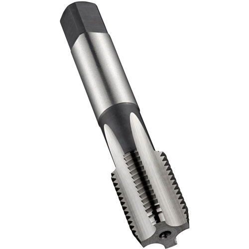 Flute Machine Tap, 1/2"-14, 4 Flutes, 87 mm L, Taper, High Speed Steel Dufferin Supply