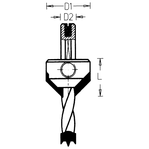Countersinks, 16 mm, Carbide Dufferin Supply