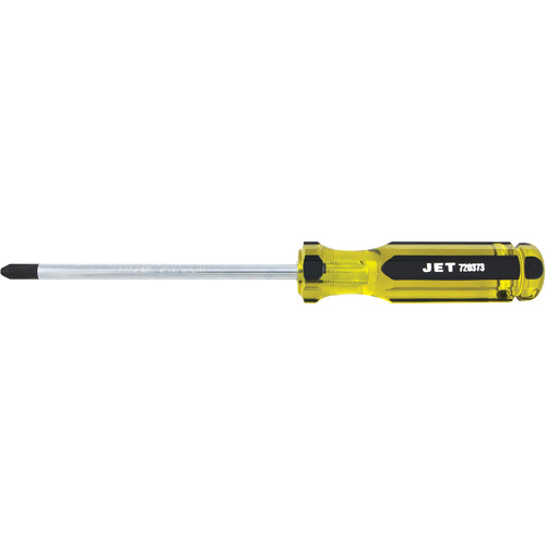 Tournevis Phillips avec manche g&eacute;ant, #3, 6" l, Prise Plastique/Acier/Aluminium/Bois/Coussin&eacute;e/Magn&eacute;tique/Bois Dufferin Supply