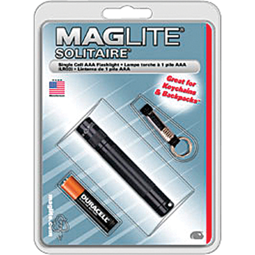 Lampes de poche Solitaire, Incandescente, 2 lumens, Piles AAA Dufferin Supply