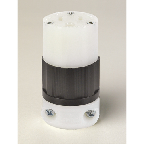 Grounding Straight Blade Connector, 5-15R, Nylon Dufferin Supply