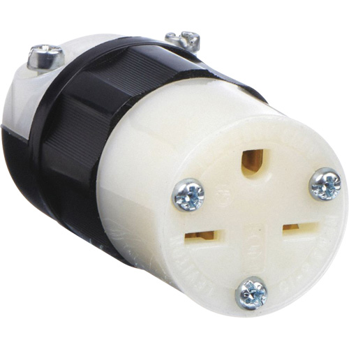 Grounding Straight Blade Connector, 6-15R, Nylon Dufferin Supply