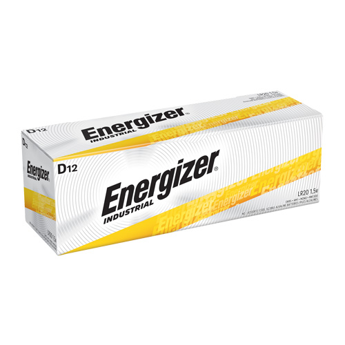 Alkaline Industrial Batteries, D, 1.5 V Dufferin Supply