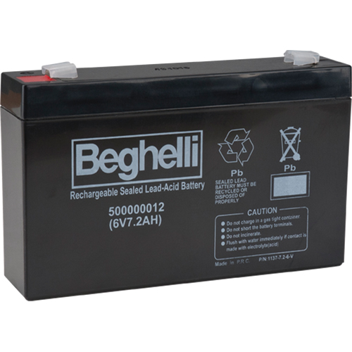 Sealed Lead Acid Batteries, 6 V, 7.2 Ah Dufferin Supply