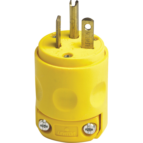Grounding Plug, Plastic, 20 A, 250 V Dufferin Supply