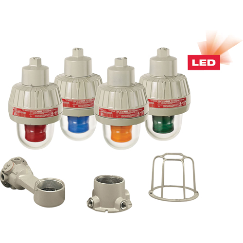 Lumi&egrave;res d'avertissement DEL antid&eacute;flagrantes avec technologie XLT, Continu/Clignotement, Rouge Dufferin Supply