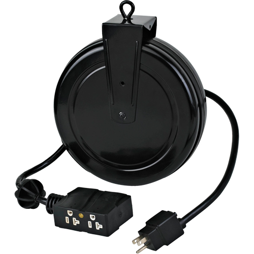 Cord Reel - Industrial, 20', SJTOW, 12/3/3-Dec Gauge, 15 A Dufferin Supply