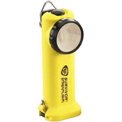 Survivor&reg; Flashlight with Charger, LED, Rechargeable/AA Batteries, Nylon Polymer Dufferin Supply