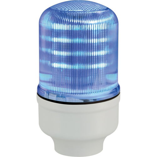 Streamline&reg; Modular Multifunctional LED Beacons, Continuous/Flashing/Rotating, Blue Dufferin Supply