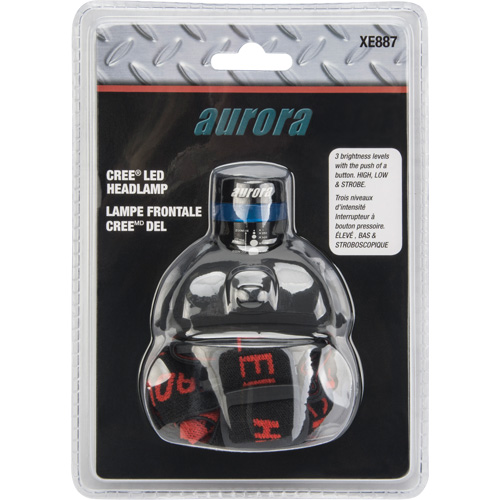 Lampe frontale Cree, DEL, 120 lumens, 6 hres de fonctionnement, piles AAA Dufferin Supply